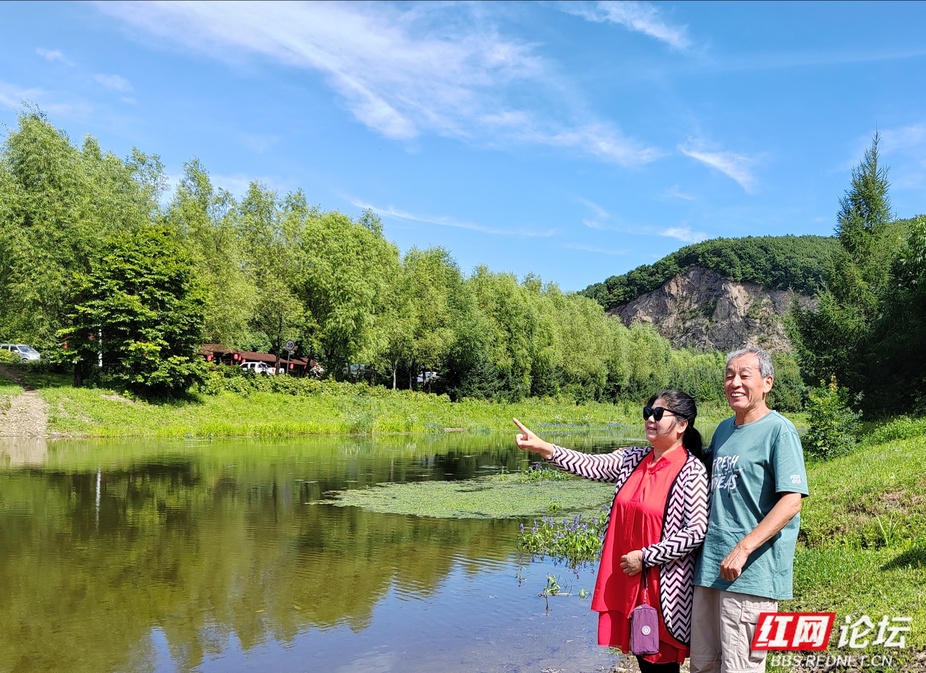 美丽的清河水库 迷人的清河公园